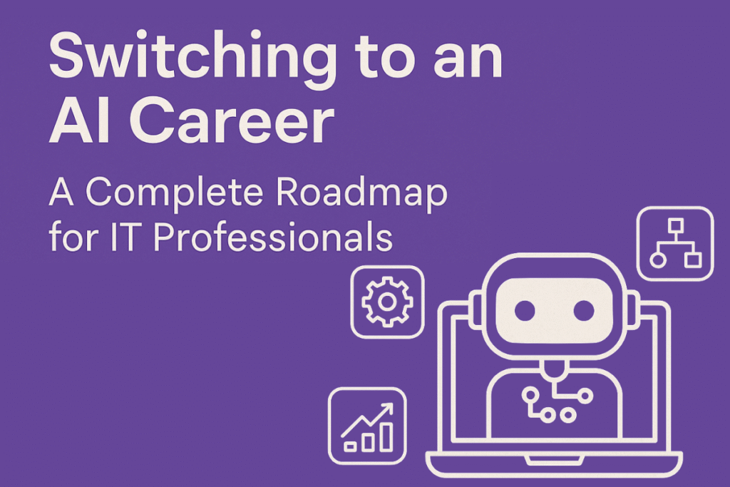 Switch to AI career illustration for IT professionals
